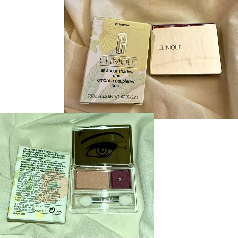 Clinique All About Shadow Duo – 20 Jammin’ – New in Box